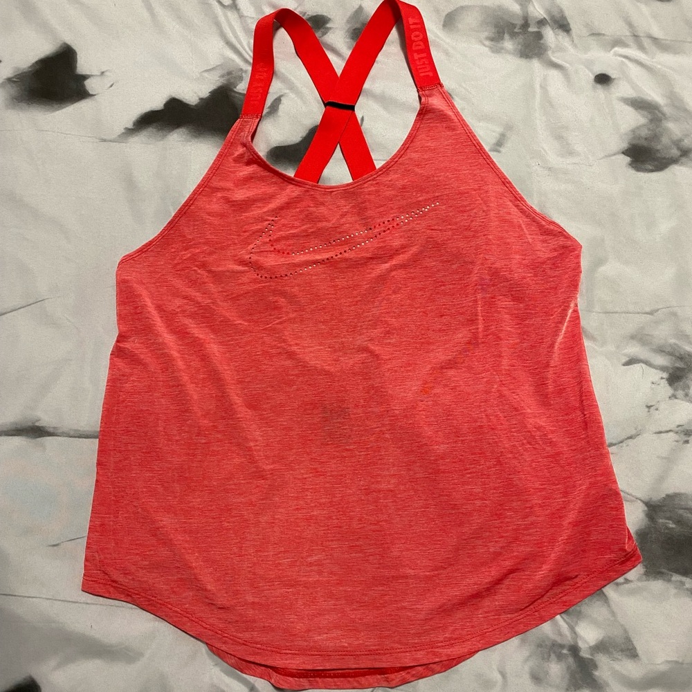 Nike medium racer back tank top